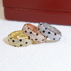 [Luxe Jewelry]PANTHERE SPOTTED FULL DIAMOND RING