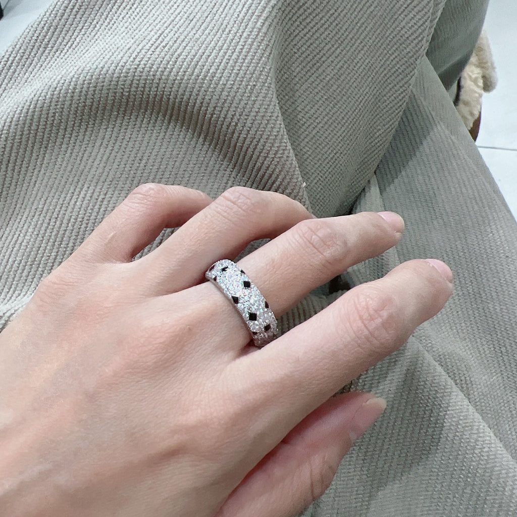 [Luxe Jewelry]PANTHERE SPOTTED FULL DIAMOND RING