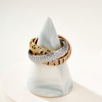 [Luxe Jewelry]TRINITY  RING LEOPARD PRINT