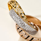 [Luxe Jewelry]TRINITY  RING LEOPARD PRINT