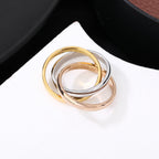 [Luxe Jewelry]TRINITY 3.2MM RING COLLECTION