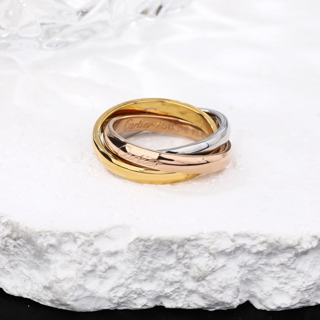 [Luxe Jewelry]TRINITY 3.2MM RING COLLECTION