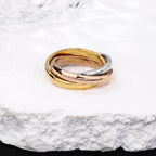 [Luxe Jewelry]TRINITY 3.2MM RING COLLECTION