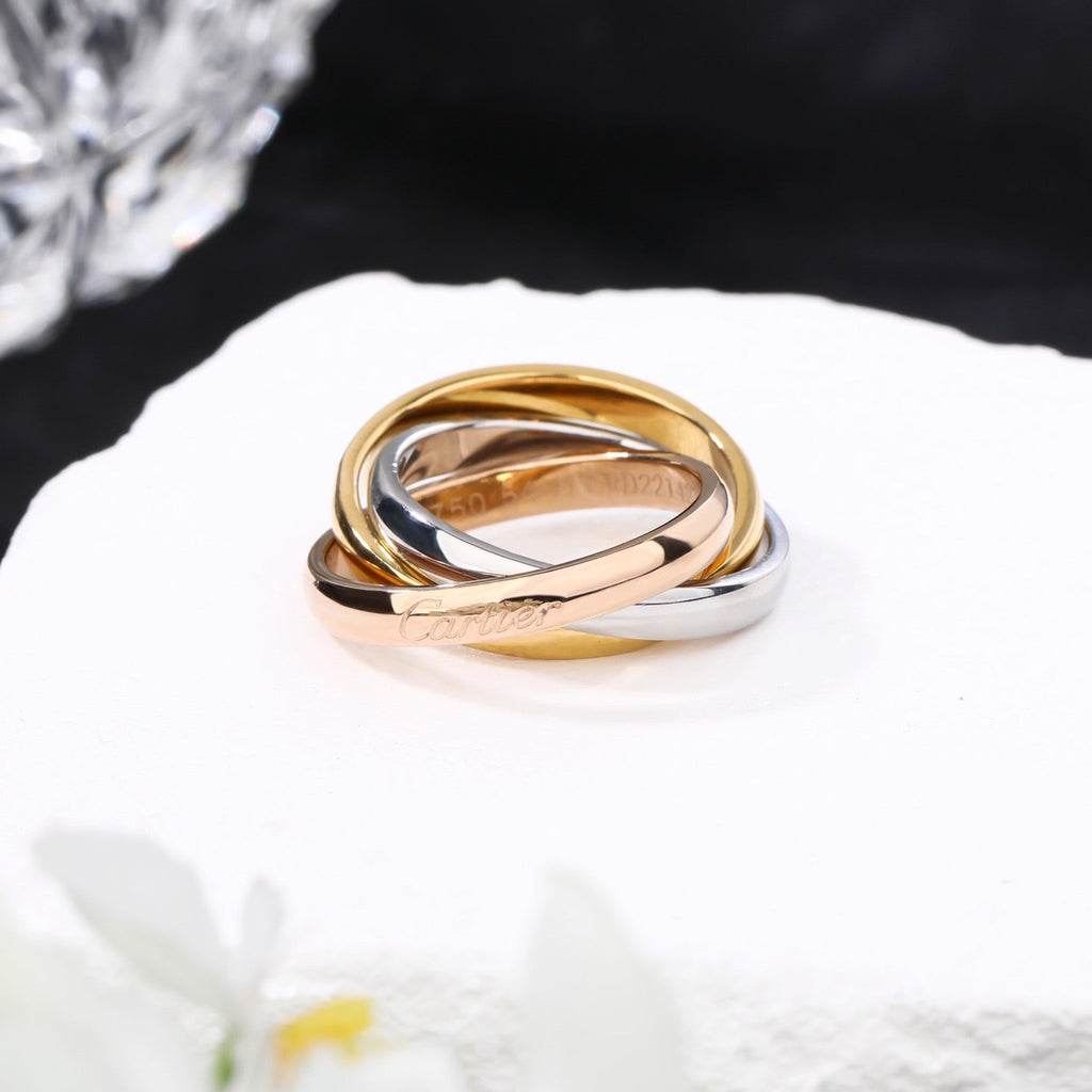 [Luxe Jewelry]TRINITY 3.2MM RING COLLECTION
