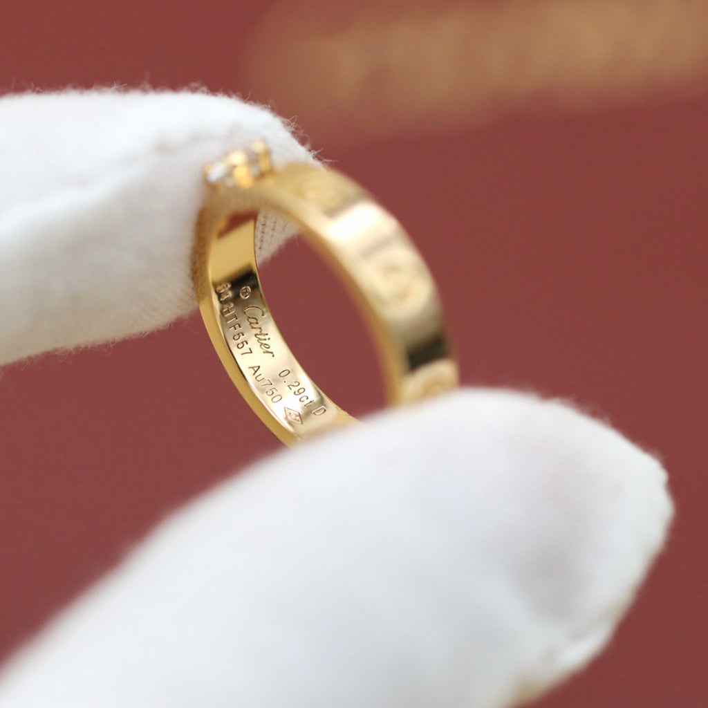[Luxe Jewelry]LOVE RING 3.6MM 1 BIG DIAMOND