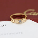 [Luxe Jewelry]LOVE RING 3.6MM 1 BIG DIAMOND