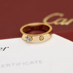 [Luxe Jewelry]LOVE RING 3.6MM 1 BIG DIAMOND