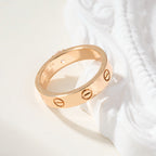 [Luxe Jewelry]LOVE RING 3.6MM 1 BIG DIAMOND