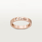 [Luxe Jewelry]LOVE RING 4MM 1 DIAMOND