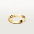 [Luxe Jewelry]LOVE RING 4MM 1 DIAMOND