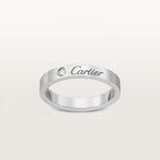 [Luxe Jewelry]LOVE RING 4MM 1 DIAMOND