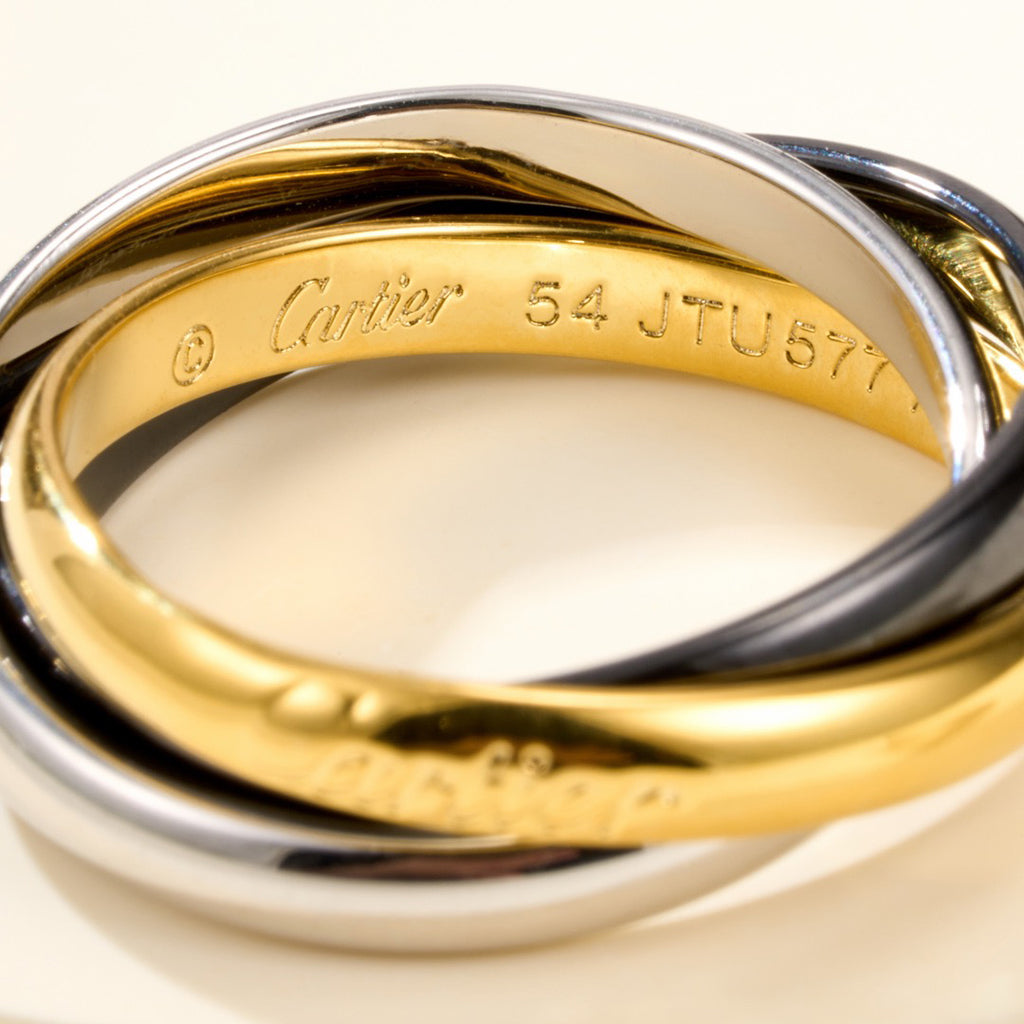 [Luxe Jewelry]TRINITY 3.2MM RING BLACK CERAMIC