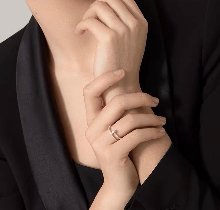 [Luxe Jewelry]JUSTE 1.8MM FULL DIAMOND RING