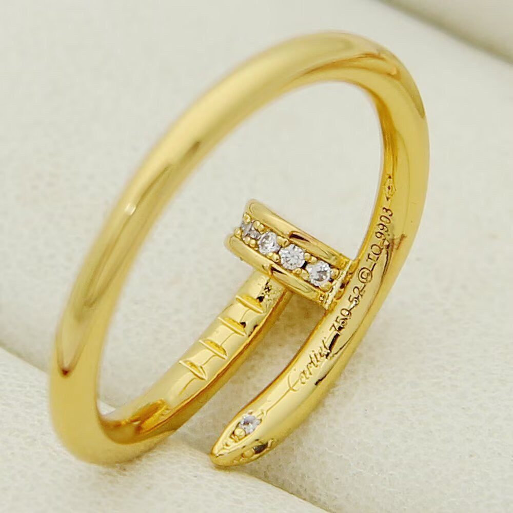 [Luxe Jewelry]JUSTE 1.8MM HALF DIAMOND RING