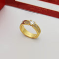 [Luxe Jewelry]LOVE RING 3.6MM 1 BIG DIAMOND FULL DIAMOND