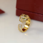 [Luxe Jewelry]PANTHERE SPOTTED FULL DIAMOND MEDIUM RING