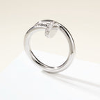 [Luxe Jewelry]JUSTE RING 2.6MM HALF DIAMOND