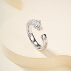 [Luxe Jewelry]PANTHERE HALF DIAMOND SMALL RING