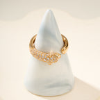 [Luxe Jewelry]PANTHERE HALF DIAMOND SMALL RING