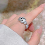 [Luxe Jewelry]PANTHERE SPOTTED FULL DIAMOND MEDIUM RING
