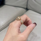 [Luxe Jewelry]PANTHERE SPOTTED FULL DIAMOND MEDIUM RING