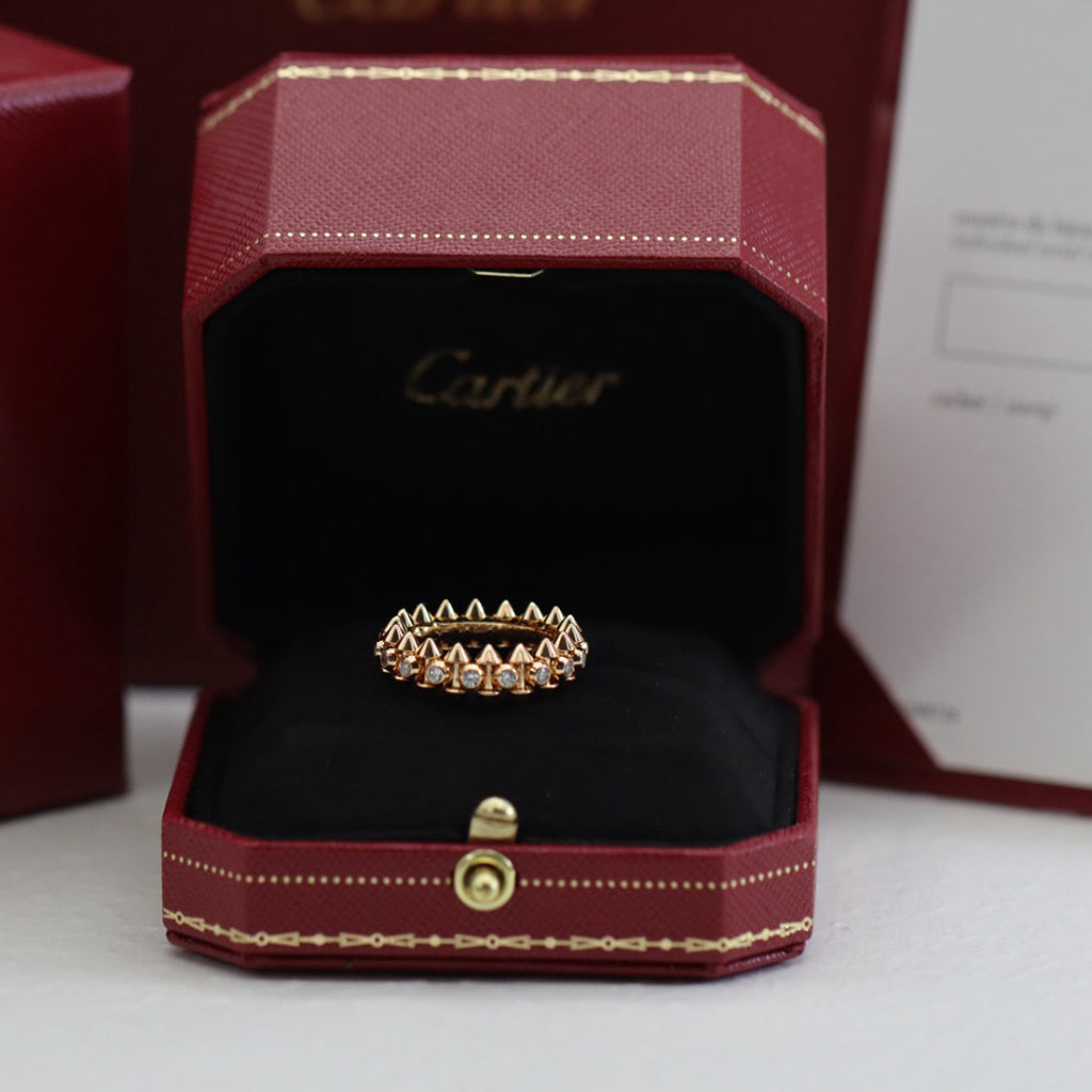 [Luxe Jewelry]CLASH 6.8MM DIAMOND MEDIUM RING