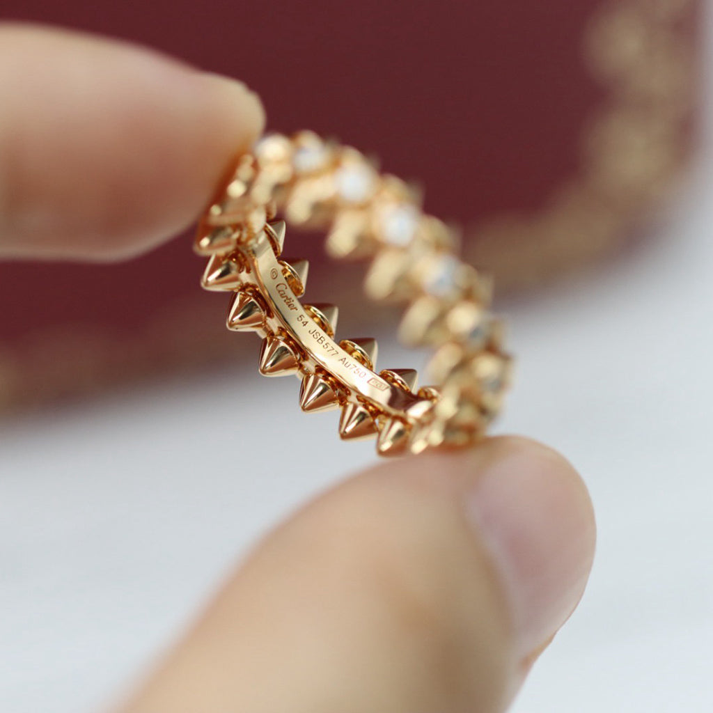 [Luxe Jewelry]CLASH 6.8MM DIAMOND MEDIUM RING