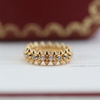 [Luxe Jewelry]CLASH 6.8MM DIAMOND MEDIUM RING