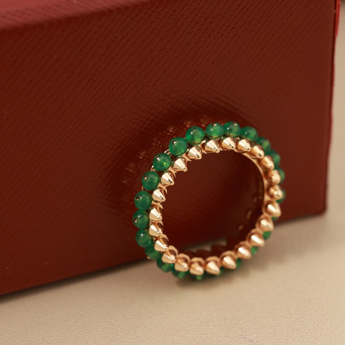 [Luxe Jewelry]CLASH 7.9MM AGATE CHALCEDONY RING