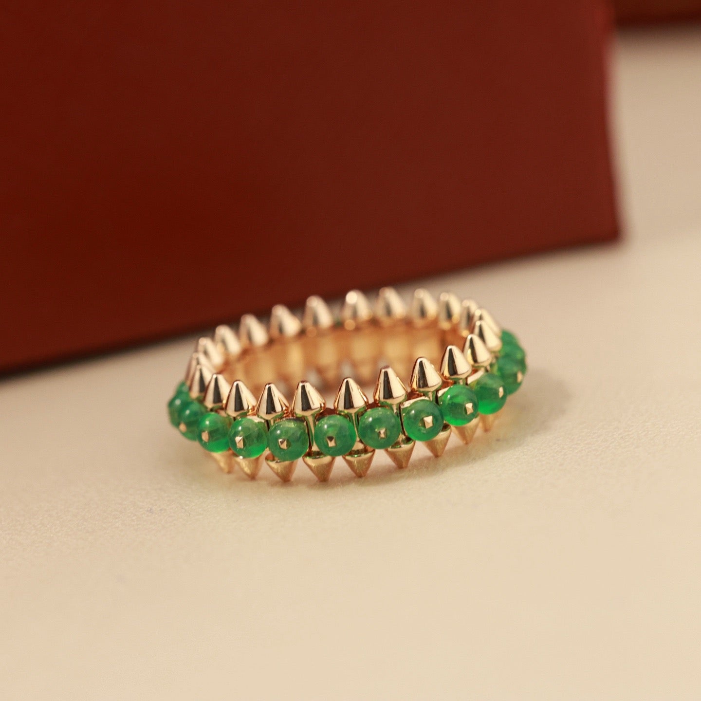 [Luxe Jewelry]CLASH 7.9MM AGATE CHALCEDONY RING