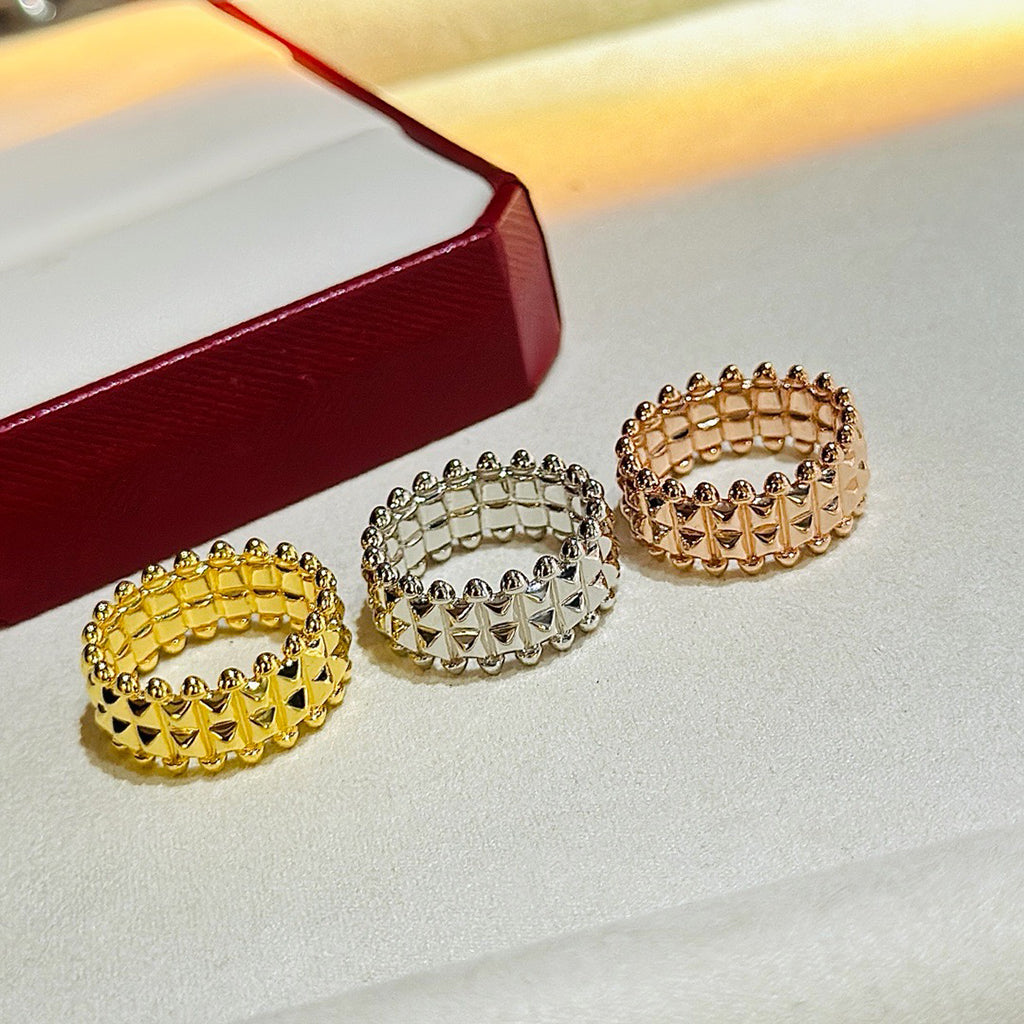 [Luxe Jewelry]CLASH 9.2MM DOUBLE ROW RING