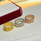 [Luxe Jewelry]CLASH 9.2MM DOUBLE ROW RING