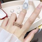 [Luxe Jewelry]CLASH 9.2MM DOUBLE ROW RING