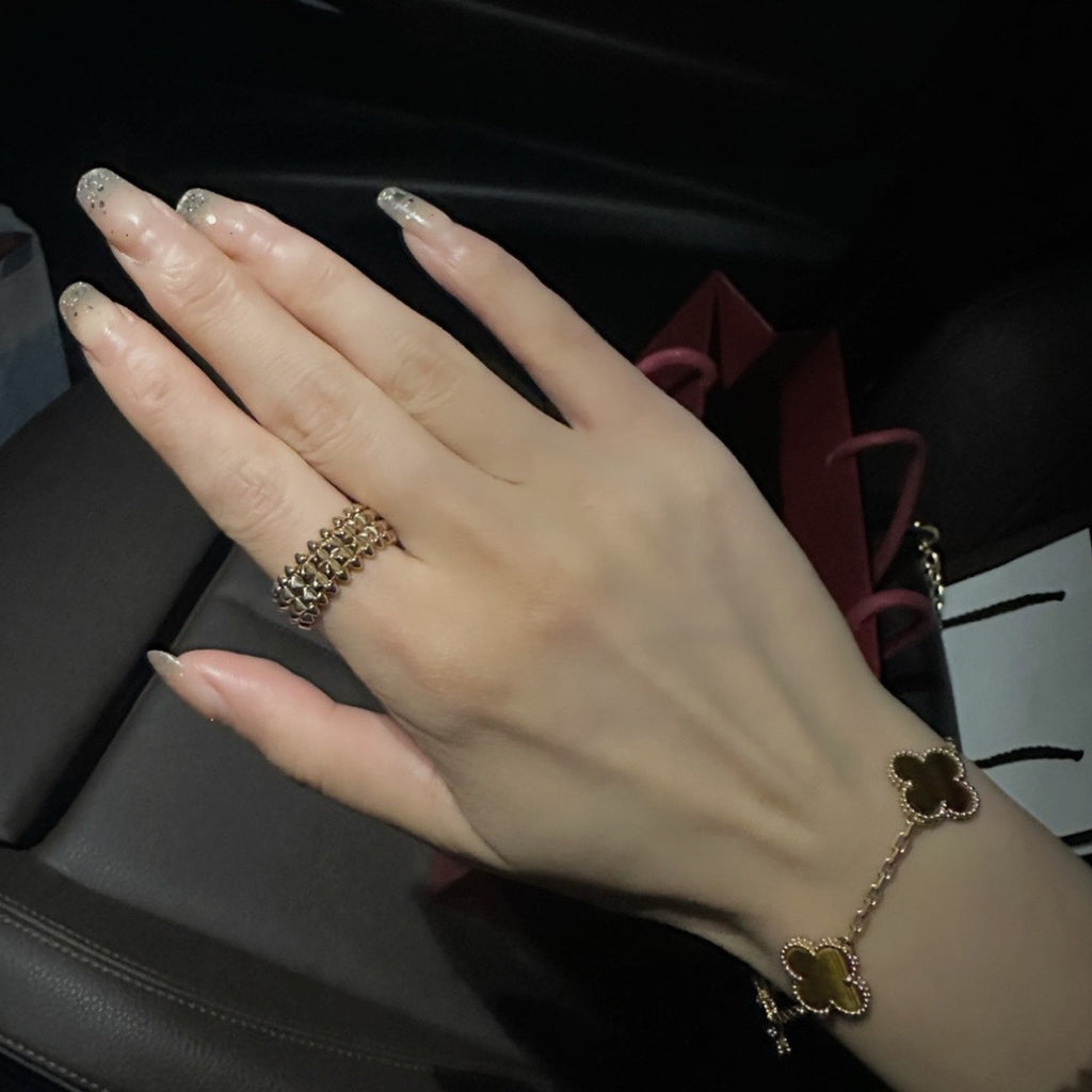 [Luxe Jewelry]CLASH 9.2MM DOUBLE ROW RING