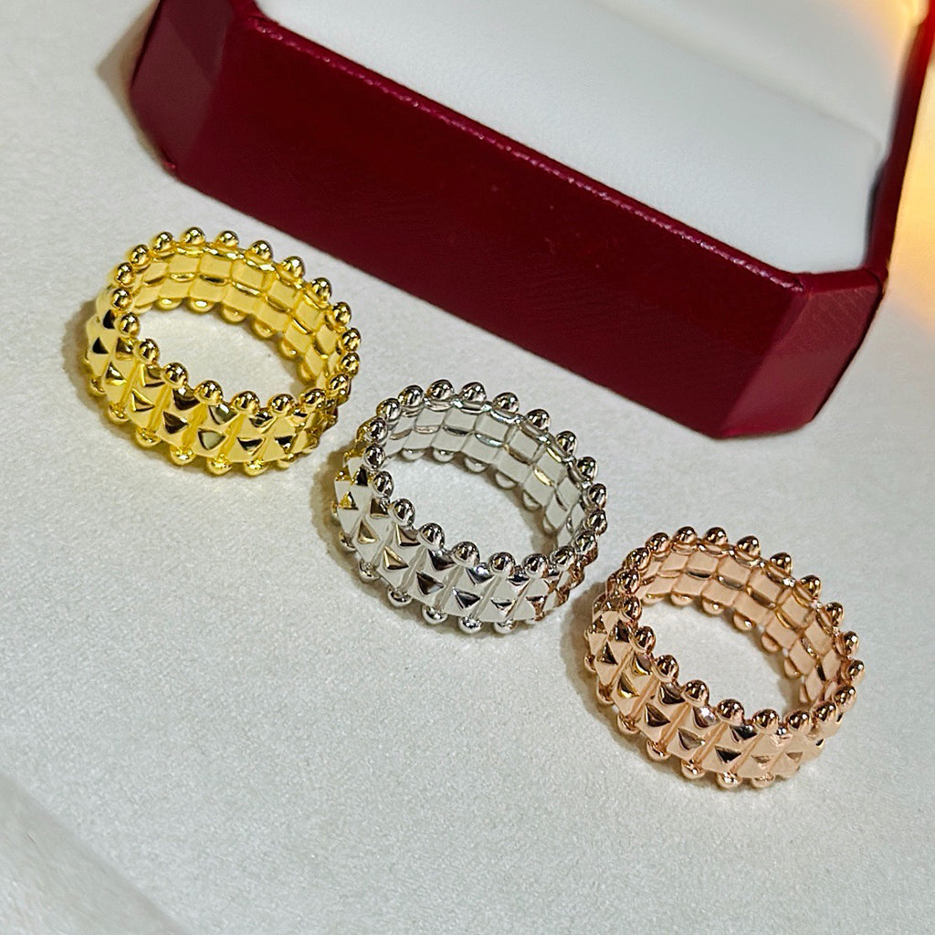 [Luxe Jewelry]CLASH 9.2MM DOUBLE ROW RING