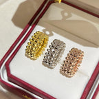 [Luxe Jewelry]CLASH 9.2MM DOUBLE ROW RING