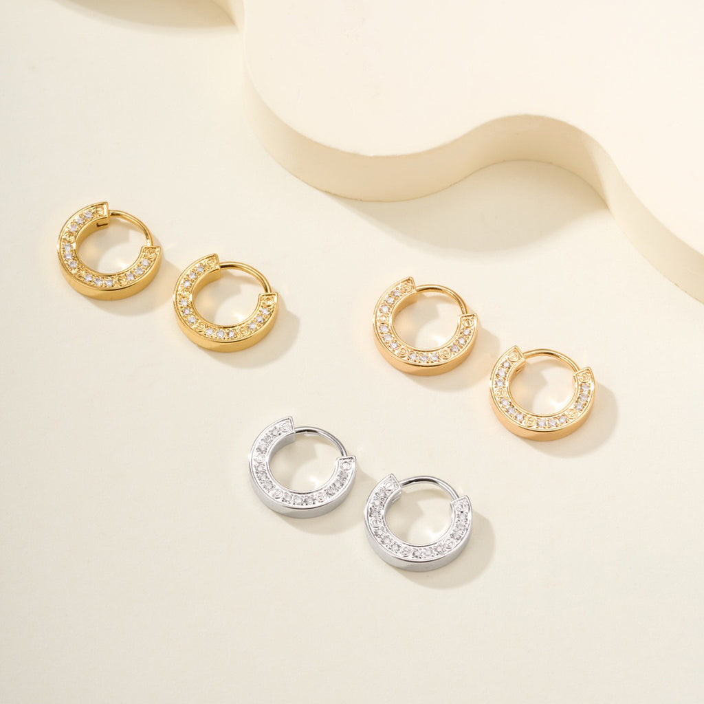 [Luxe Jewelry]LOVE DIAMOND EARRINGS