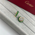 [Luxe Jewelry]CLASH 7.9MM AGATE CHALCEDONY EARRINGS