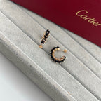 [Luxe Jewelry]CLASH 7.9MM AGATE CHALCEDONY EARRINGS