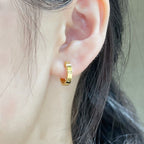 [Luxe Jewelry]LOVE EARRINGS 2.65 MM NO DIAMOND SMALL