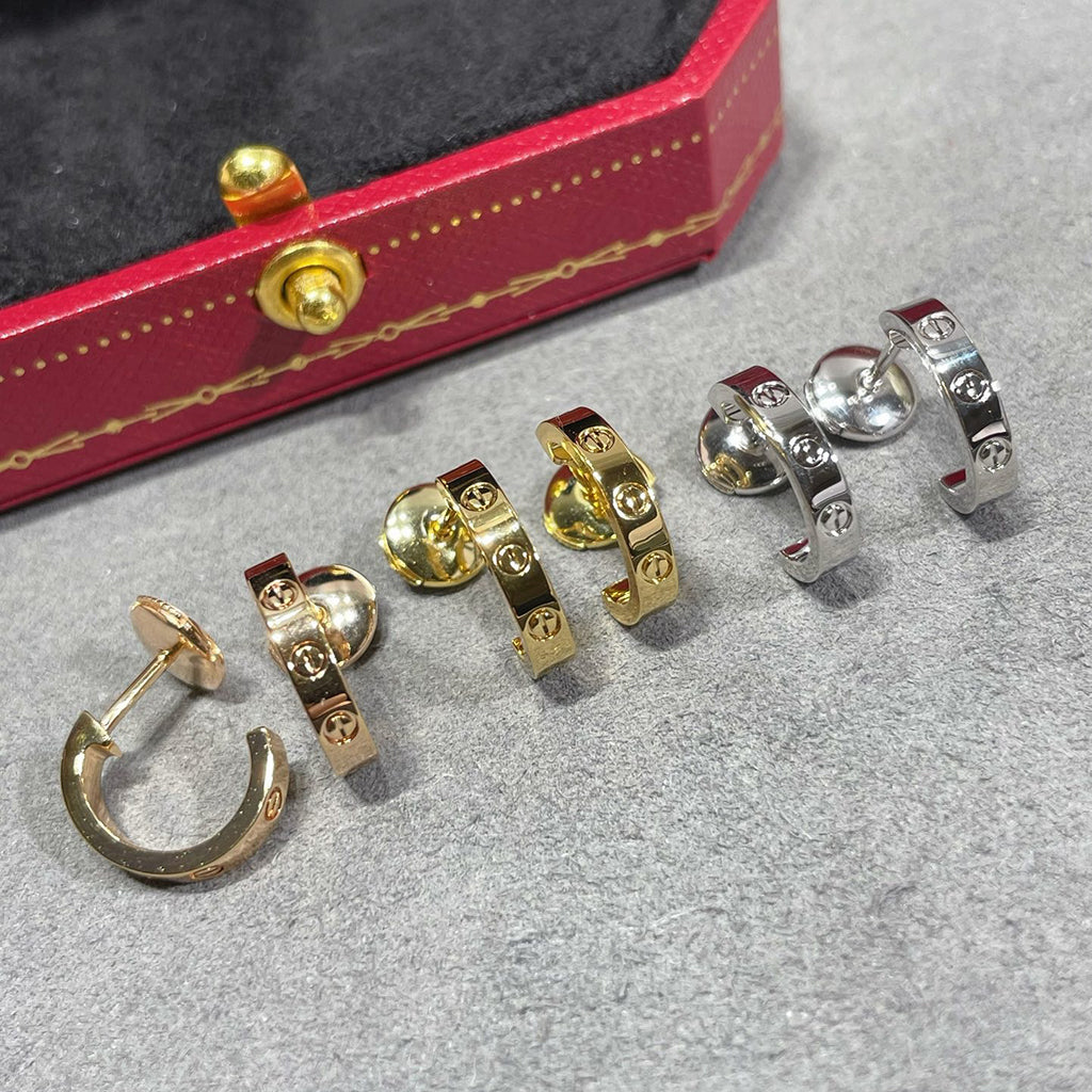 [Luxe Jewelry]LOVE EARRINGS 2.65 MM NO DIAMOND SMALL
