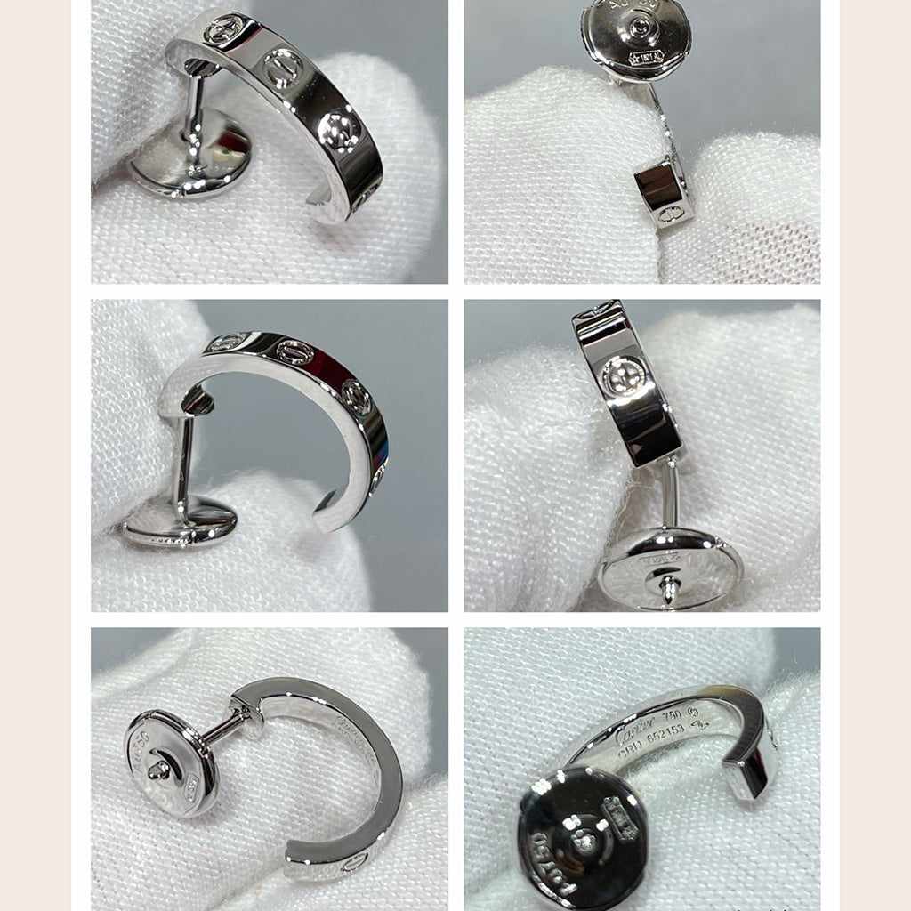 [Luxe Jewelry]LOVE EARRINGS 2.65 MM NO DIAMOND SMALL
