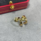 [Luxe Jewelry]LOVE EARRINGS 2.65 MM NO DIAMOND SMALL