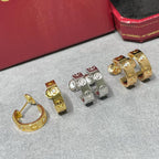 [Luxe Jewelry]LOVE EARRINGS 5.7MM 2 DIAMONDS