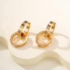 [Luxe Jewelry]LOVE 3.3MM DANGLE EARRINGS