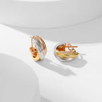 [Luxe Jewelry]TRINITY ON DIAMOND CLASSIC EARRINGS
