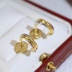 [Luxe Jewelry]TRINITY ON DIAMOND MINI EARRINGS