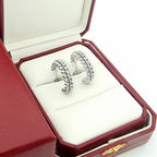 [Luxe Jewelry]CLASH FULL DIAMOND MEDIUM EARRINGS