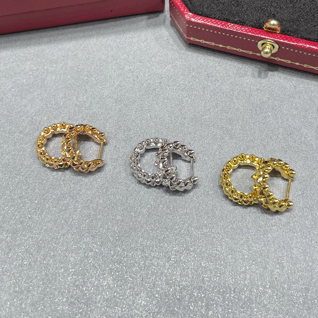 [Luxe Jewelry]CLASH MINI HOOP EARRINGS