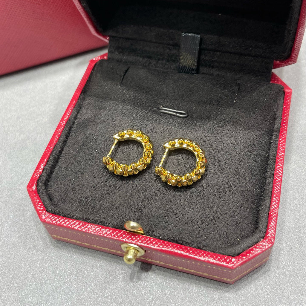 [Luxe Jewelry]CLASH MINI HOOP EARRINGS